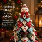 Diy Quilted Christmas Tree Kit  3d Fabric Patchwork Craft Set