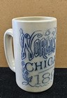 Rare Vintage 1893 World   s Fair Chicago Stoneware Mug W  Blue Colors