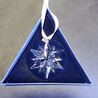 Swarovski Annual Snowflake Ornament  2017  New In Box W Gift Bag