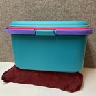 Eagle Craftstor Craft Sewing Tote Storage System Organizer Teal Pink Purple 