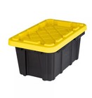 Trendy 6 5 Qt Viral  Tiny Tiktok Tough Totes - Mini Container With Yellow Lid