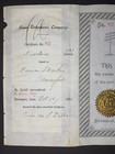 1896 Iowa Telephone Co Stock Certificate  82 Decker Griggs Cutter Davenport