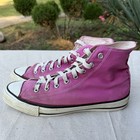 Vintage Pink Converse Chuck Taylor All Star High Top Shoes Mens 10 5 Made In Usa