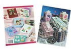 Lot Of 2 Plastic Canvas Leaflets Photo Bragsters 3215 Tissue Box Elegance 3175