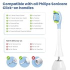 Replacement Toothbrush Heads Compatible With Phillips Sonicare Snap-on 16pc Pack