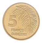Guinea 5 Francs  1985  Km  53  Mint