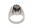 19thc Antique 4  ct Cairngorm Smoky Quartz Ring  Scotland Druid Celt Scorcery Gem