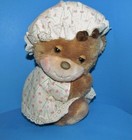 Vtg Fisher Price 1985  teddy Beddy Bear  Quaker Oats Made In Korea 11  L  k