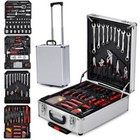 New 799 Pcs Tool Set Mechanics Tool Kit Wrenches Socket W  Silver Trolley Case