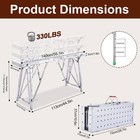 Folding Scaffolding Portable Work Platforms Step Ladder Height Adjustable