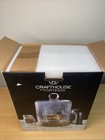 Craft House By Fortessa Cocktail Smoker Kit     Glass Cloche   Wood Base