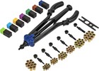 Workpro 15  Rivnut Tool Kit 79pc Metric   Sae Mandrels Hand Nutsert Rivet Set