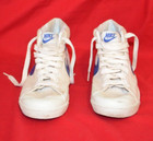 Vintage 1981 Nike Blazers Canvas High Top Basketball Sneakers Size Mens 6 5