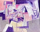 Max Weber    chinese Restaurant     Jewish American Cubist 35mm Art Slide