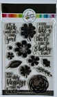 Catherine Pooler - Clovers   Blooms Stamp   Die Set   New