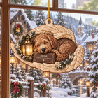 Labradoodle Memorial Personalized Christmas Ornament 4 5 Inch Christmas Decor