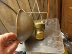 Nos Vtg Justrite Brass Carbide Miners Lamp   2-770 With Box   Instructions