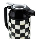 Brand New Mackenzie Childs Courtly Check Coffee Carafe