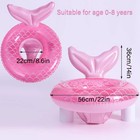 Umbresen Baby Swimming Float  Inflatable Swim Ring Cute Floaties With Seat Po   
