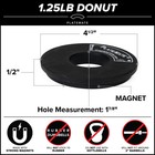 Platemate Magnetic Add On Weight Plate    Fractional Plates - 1 25 Lb Donut