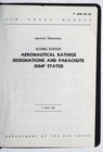 1950 s Vintage Aeronautical Ratings Pilot Parachute Book Air Force Manual 33-13
