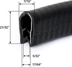 Black Edge Trim Large 1 4  Fits Edge  10 Feet Length 