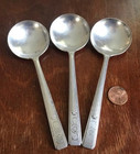 Vintage Sheraton Hotel Silver Soup Spoons   3