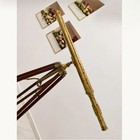 Vintage Brass Telescope On Wooden Tripod Nautical Spyglass Antique Style Decor