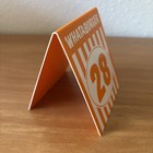 Individual Whataburger Restaurant Table Tent Number  28