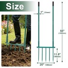 Heavy Duty Broad Fork Tool - 5 Tines U-shaped Garden Digging   Cultivating