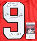 Bobby Hull-the Golden Jet hof 1983  Sign Cust Jersey  jsa coa -chicago Blackhawk