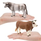 Cattle Figure Realistic Animal Model Decoration Learning Farm Animal Model