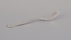 Cohr  Danish Silversmith  Set Of Twelve  old Danish  Cake Forks In 830 Silver 