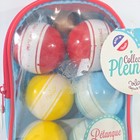 Vilac Petanque Balls In Zipper Carry Bag France Made Lawn Bowling Wooden 2015