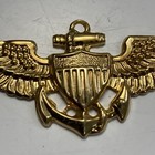 Us Navy Aviation Wings Badge Naval Aviator Pilot  no Pins  Usn-avb  set Of 2 