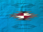 Vintage Chimayo Weaving In Good Used Condition  69   x 34 1 2   
