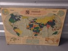 Publix Armadillo Projection Of The World Map Wall Hanging  Revised 1976