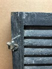 Antique Pair 18x32 House Window Wood Louvered Shutters Shabby Vtg Chic 602-26b