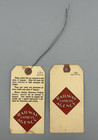 1940s Railway Express Agency Railroad Baggage Tags Vintage Train Advertising