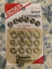 Vintage New Singer Decorative Snap Fasteners 6 Sets W tool 190