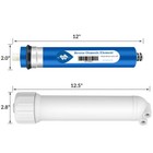 36 50 75 100 150 Gpd Ro Membrane Under Sink Reverse Osmosis System Water Filter