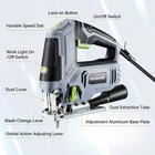 Workpro Jigsaw 6 5amp 850w Corded Electric Jig Saw Tool Kit 6 Speed W 7pc Blades