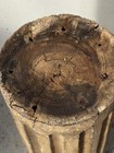 Antique Fluted Wood Column Post Section Architectural Salvage Piece  Brown
