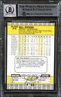 Orioles Billy Ripken Signed 1989 Fleer  616a Card Auto 10  Creased Bas Slabbed