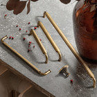 12 Pack Antique Brass Cabinet Pulls 6-1 4  Kitchen Drawer Handles 2202-gt-160