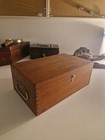 Vintage Japanese Microscope With Slides
