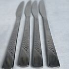 Oneida Chef s Table Hammered Stainless Butter Dinner Knives Set Of 4