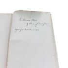 Vtg  1903 Ledger Book Of Harvard College Club Of Reading Pa 1 4 Full