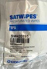 Satwipes 100  Isopropyl Alcohol Wipes 6 x9  Sw420195 Contec Blue Wipes Set Of 3