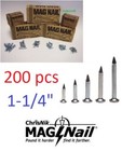 Chrisnik Magnails 241250 Survey Nails  1-1 4  X 3 16  -double Box Of  200 